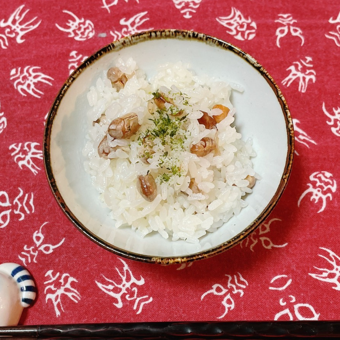 炊くだけ簡単！炒り豆ご飯